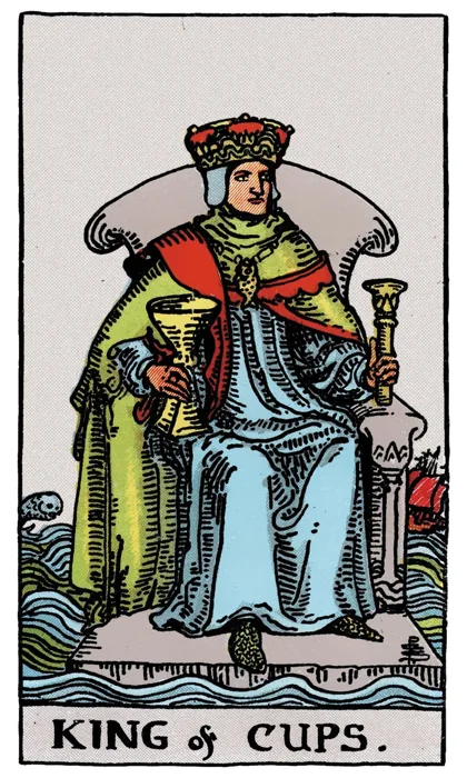 King of Cups tarot artwork
