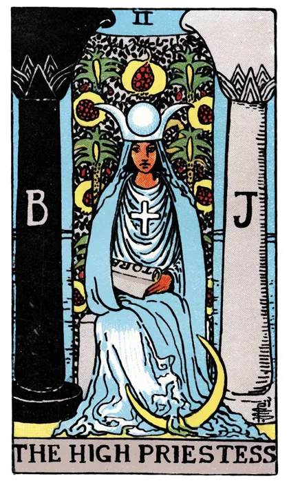 The High Priestess tarot artwork