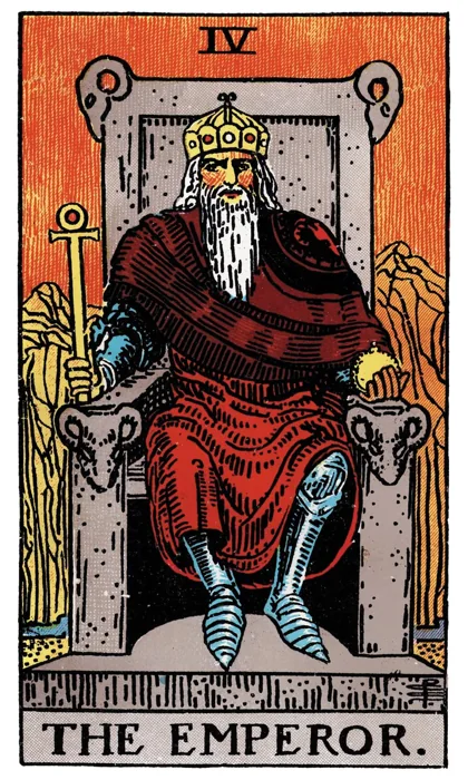 The Emperor tarot artwork