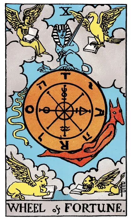 Wheel of Fortune tarot artwork
