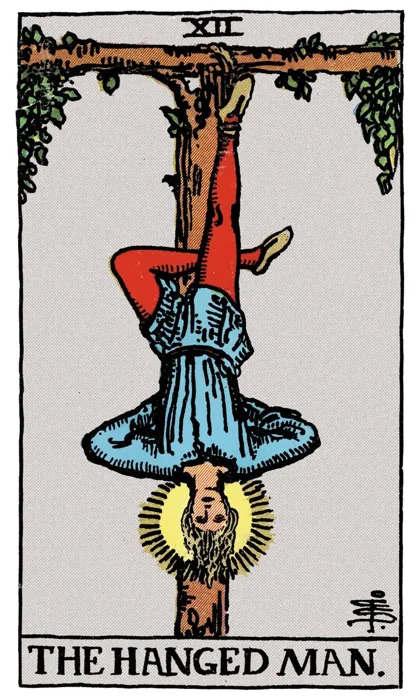 The Hanged Man tarot artwork