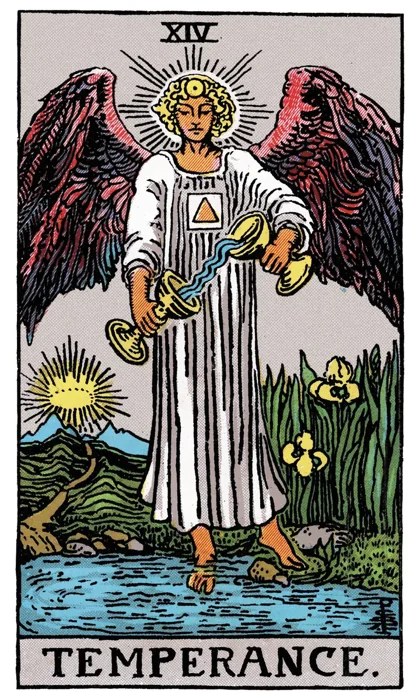Temperance tarot artwork