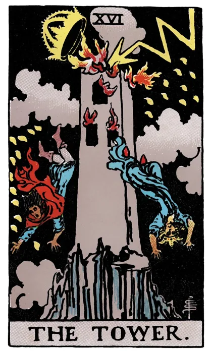 The Tower tarot artwork