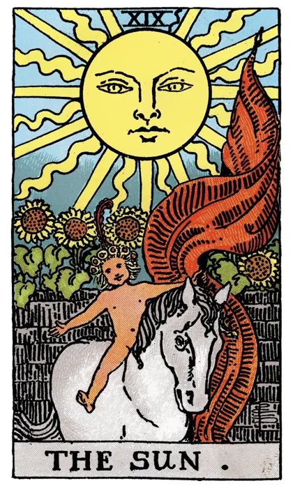 The Sun tarot artwork