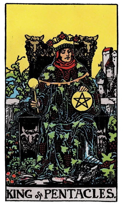 King of Pentacles tarot artwork